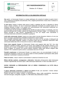 Informativa colonscopia virtuale
