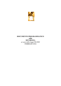 documento programmatico - Aeroporto Internazionale di Napoli