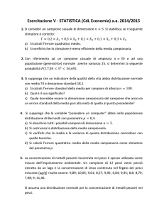 Esercitazioni 5