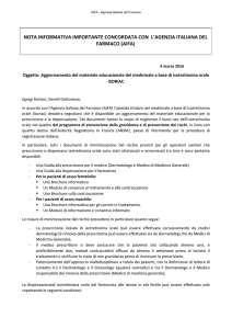 NII Isotretinoina orale ISORIAC