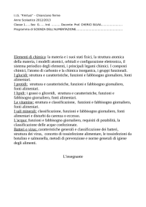 Elementi di chimica: la materia e i suoi stati fisici, la struttura atomica