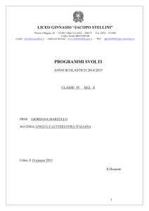 IV E - Liceo classico "Jacopo Stellini"