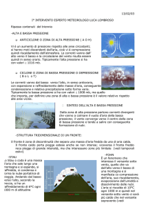 Le situazione tipiche della pianura e appennino