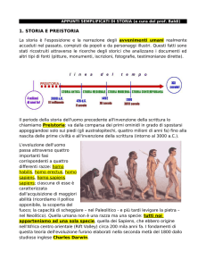1. STORIA E PREISTORIA