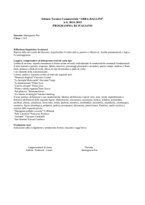 AS 2014-2015 PROGRAMMA DI ITALIANO