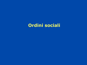 Ordini sociali
