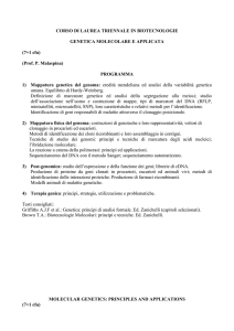 Genetica molecolare applicata