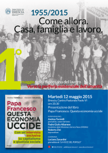 Come allora. Casa, famiglia e lavoro.
