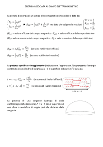energia del campo elettromagnetico