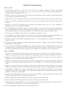 Esercizi di allenamento