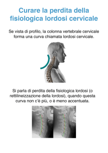 perdita della lordosi cervicale