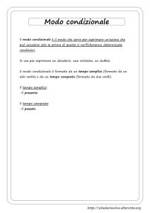 Modo condizionale - 1