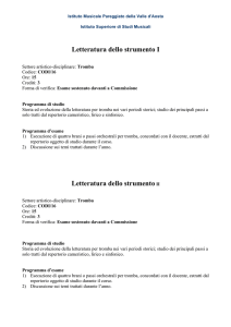 Tromba Letteratura dello Strumento