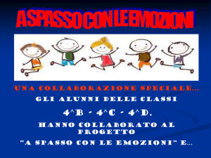PROGETTO EMOZIONI 4e