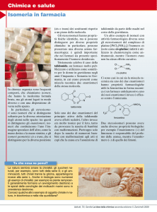 Isomeria in farmacia Chimica e salute