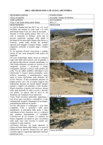 AREA ARCHEOLOGICA DI ALESA ARCONIDEA