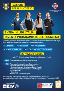 ENTRA IN LIDL ITALIA, DIVENTA PROTAGONISTA DEL SUCCESSO