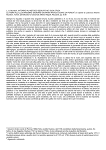 L. A. Muratori, INTORNO AL METODO SEGUITO NE` SUOI STUDI