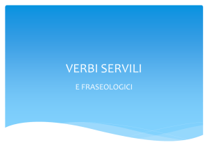 VERBI SERVILI