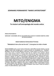 Seminario permanente "MarioUntersteiner"