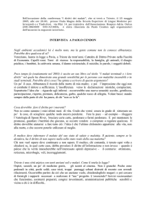 Intervista Paolo CENDON