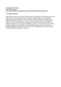 Curriculum - I blog di Unica