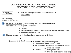 Riforma o Controriforma