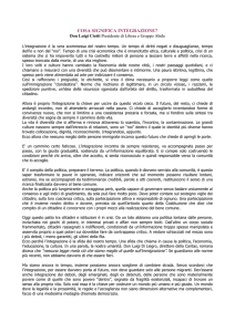 Cosa significa "Integrazione"?