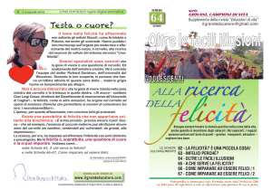 64 alla ricerca felicità - adolescenti Oltre le facili illusioni.