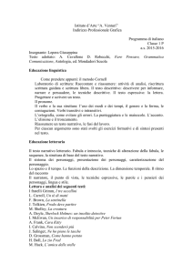 Indirizzo Professionale Grafica Programma di italiano
