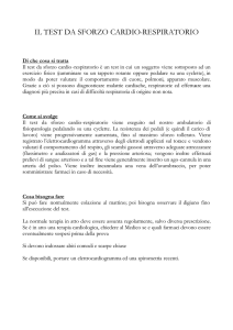 IL TEST DA SFORZO CARDIO