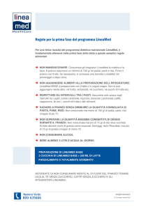 Regole per la prima fase del programma LineaMed