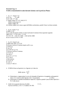 Esercizi Cap. 4: Svolti (o menzionati) in aula durante lezione con la