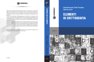 ElEmEnti di Crittografia