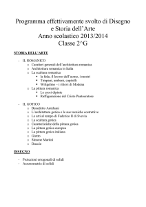 Programma effettivamente svolto di Disegno e