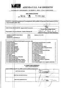 AZIENDA USL 9 di GR o `43 5 ~.. . 1 5 NOVI 2012
