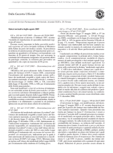 Dalla Gazzetta Ufficiale