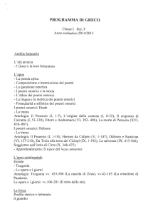 PROGRAMMA DI GRECO