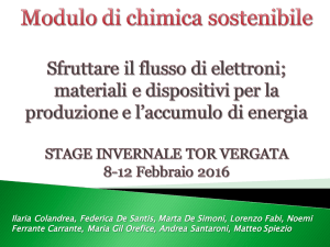 Modulo di chimica sostenibile