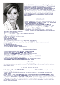 Loredana Butti (6.10.1955) si diploma attrice nel 1978 all`Acting