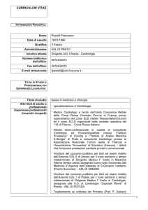 curriculum vitae - Azienda Usl 4 di Prato