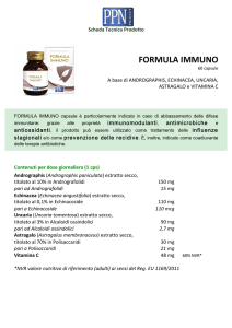 formula immuno scheda tecnica