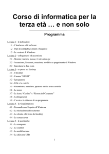 Programma corso