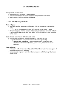 La Riforma luterana