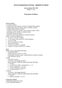 Programma italiano I^ A su