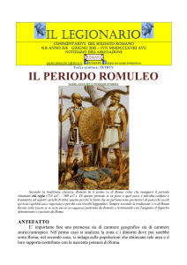 il legionario 8 il periodo romuleo