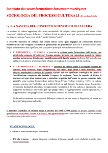 Scaricato da: www.formazione.forumcommunity.net SOCIOLOGIA