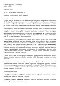 Chimica Farmaceutica e Tossicologica II