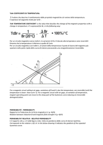 TcBr COEFFICIENTE DI TEMPERATURA. È il valore