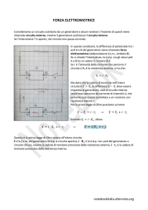 Forza elettromotrice - Notebook Italia